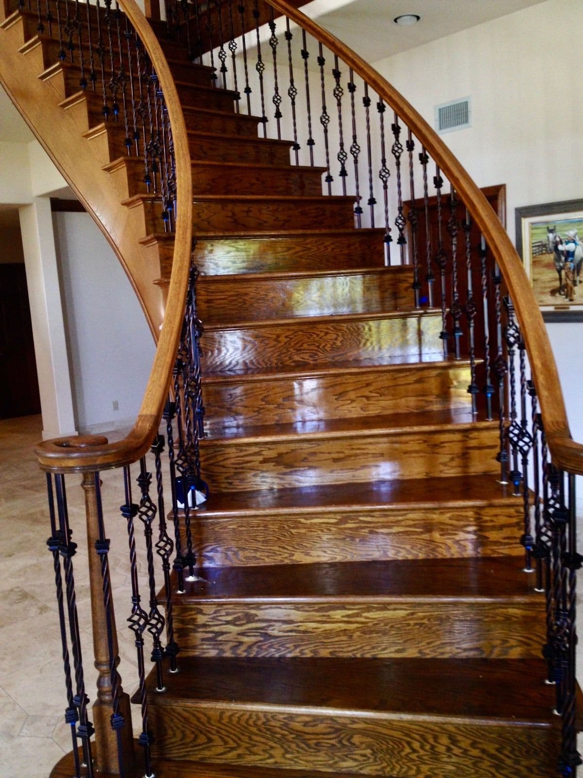 Staircase Refinishing in Del Mar