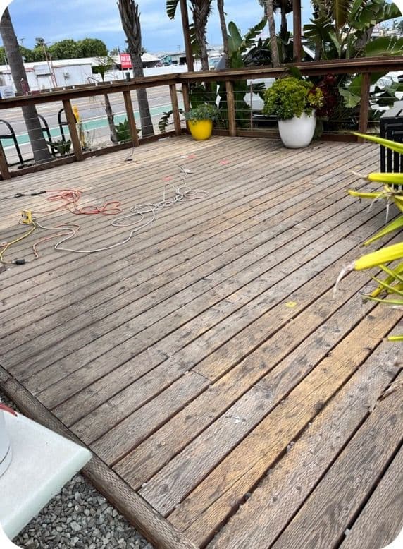 Gallery photos for Deck Staining Revitalizes Chiko's in Leucadia: Image #1